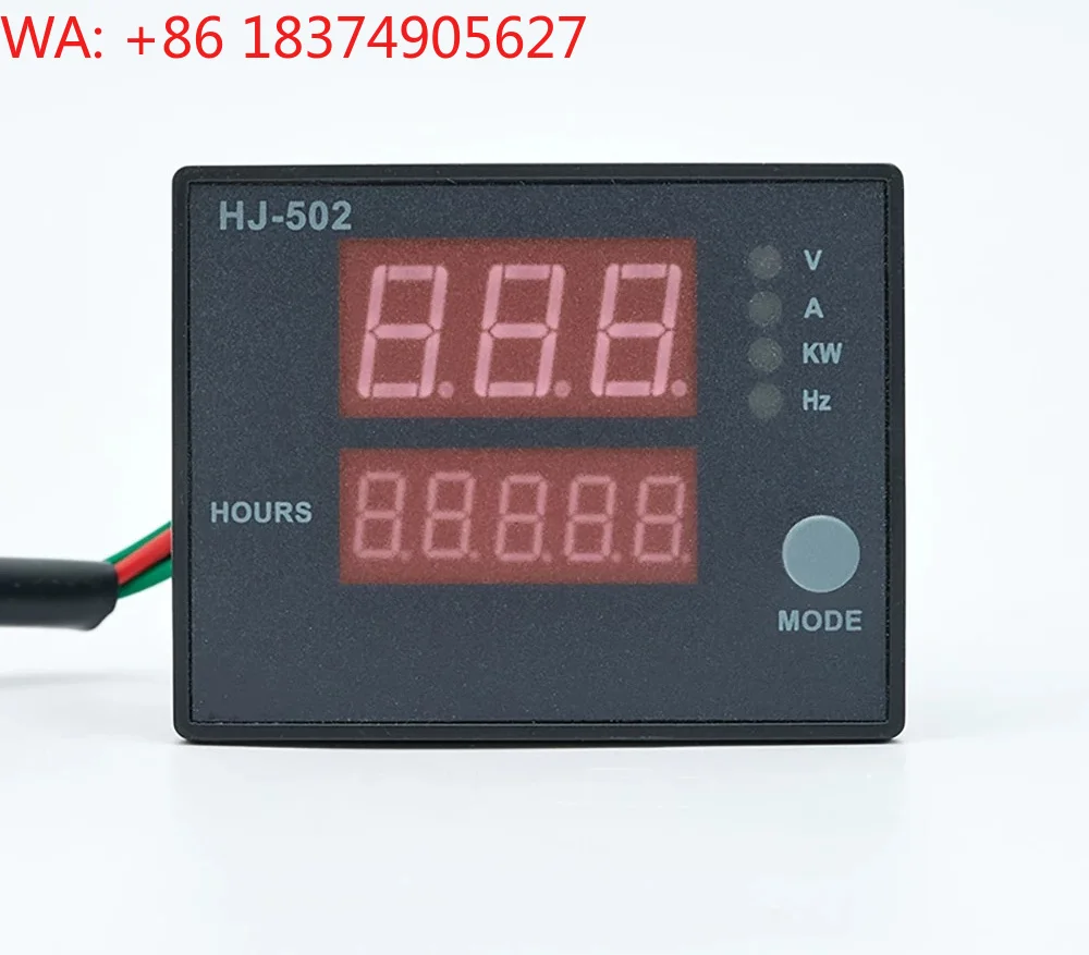 HJ‑502 5‑in‑1 Digital Meter, Generator Set Multi‑Function Display, Voltage/Frequency/Current/Power/Hour Meter