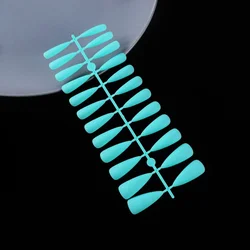 Matte False Nails 24PCS  Head Frosted Press Glue on Fake Nail Tips Ballet Detachable Full Cover Artificial Fingernails