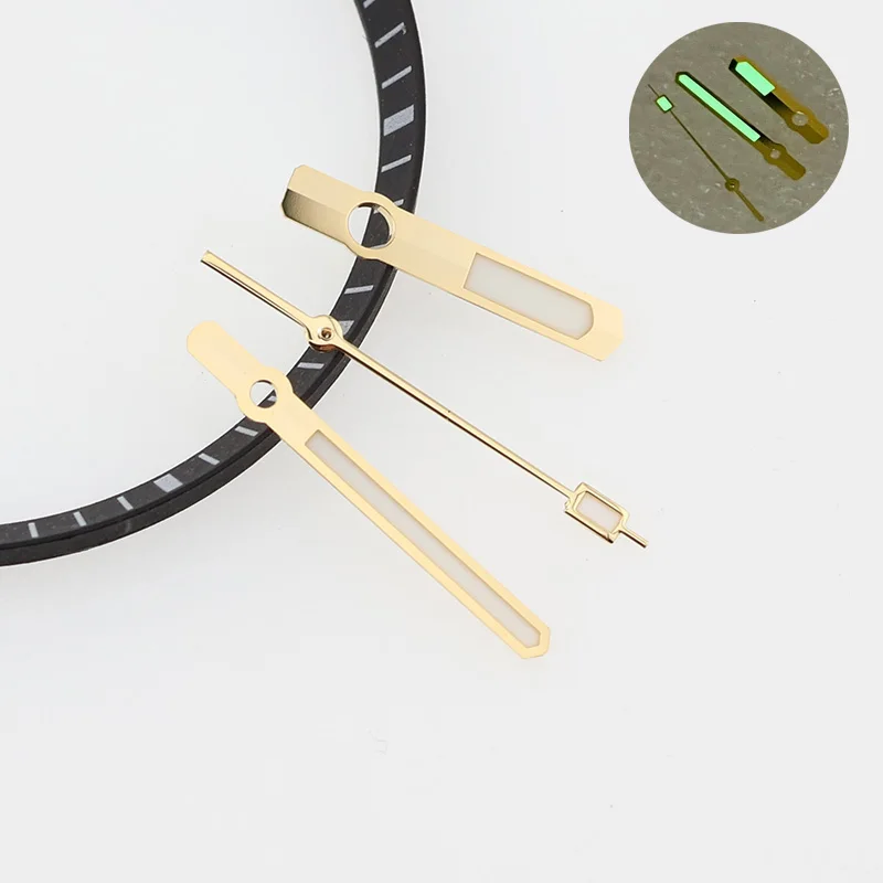 Серебро 62Mas Aiguille, стрелки часов NH35, иглы для дайвинга, C3, указатель люмен для Seiko Mod, запасная часть часов