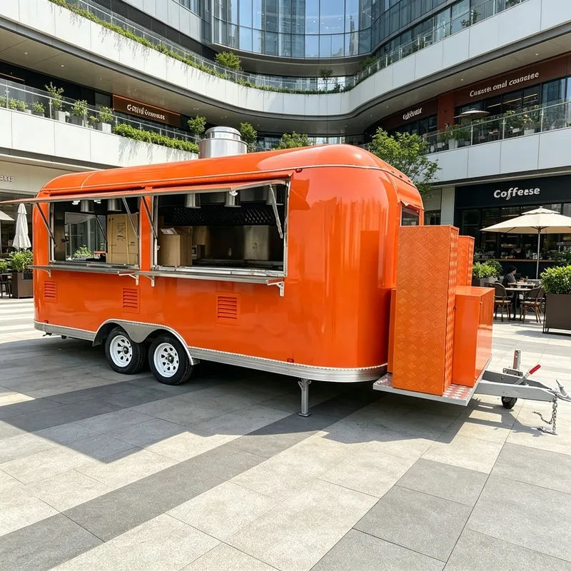 High Quality Customizable Mobile Catering Vehicle Custom Kitchen Street Vending Cart Commercial Cooking Food Truck