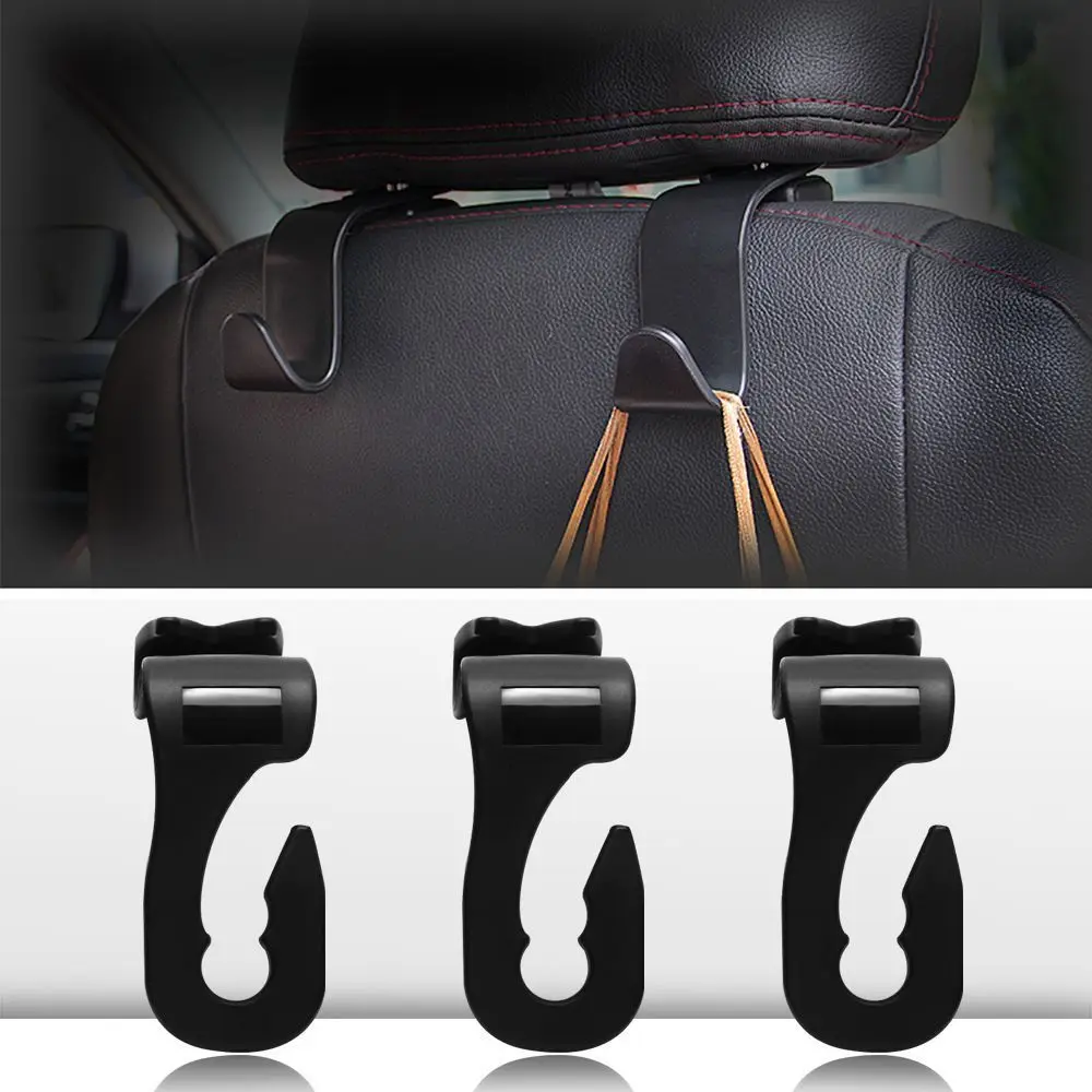 Multi-function Universal Car Interior Storage Hook Organizer Shelf Rack Car Seat Hook Seat Back Seat Hanger Hooks