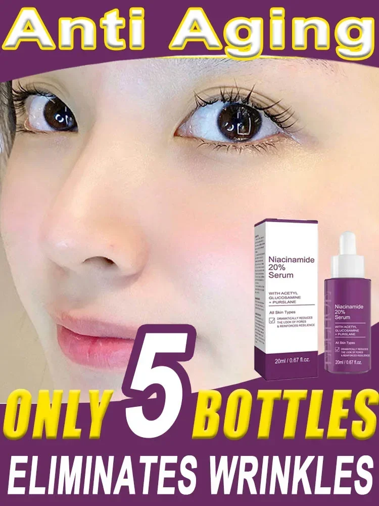 

Pore Skin Care Serum Facial Essence for Shrinking Face Removing Dryness Moisturizing Oil Control Firming Whitening Products