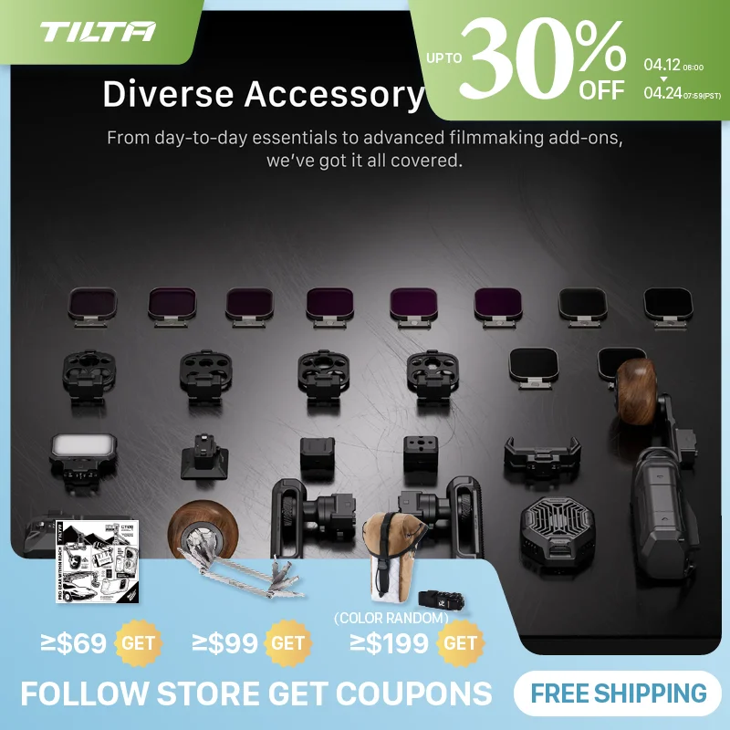 

TILTA Khronos Accessorise iPhone 16 Pro/Pro Max Cage Экосистема Accessorise Мобильные видеорешения для быстросъемного фильтра