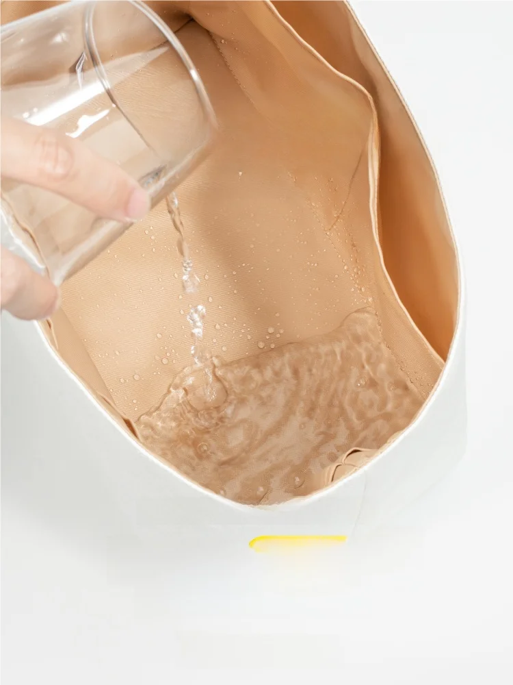 حقيبة يف سان لوران LE37 صغيرة على شكل دلو منظم من ورق دوبونت حقيبة تخزين ببطانة داخلية خفيفة الوزن على الطراز المكعب لجميع ال...