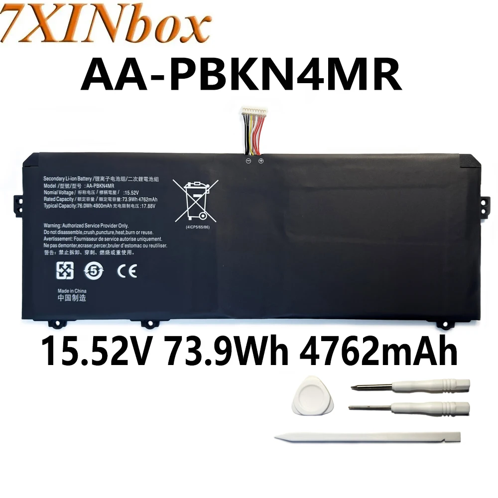 

7XINbox AA-PBKN4MR 15,52 В 73,9 Втч 4762 мАч Аккумулятор для ноутбука Samsung Book3/4 Pro 16 360 NP960QFG NP960XFG NP964QFG бесплатные инструменты