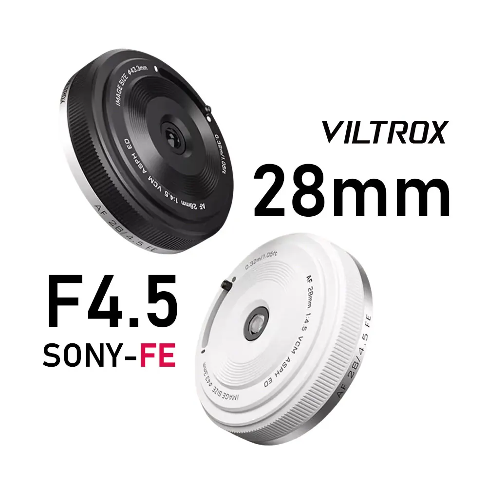 Viltrox AF 28mm F4.5 EF Cameras Lens Full Frame Auto Focus Lens For Sony FE Mirrorless Cameras FX3 ZVE1 A7III A7IV A7C II A6400