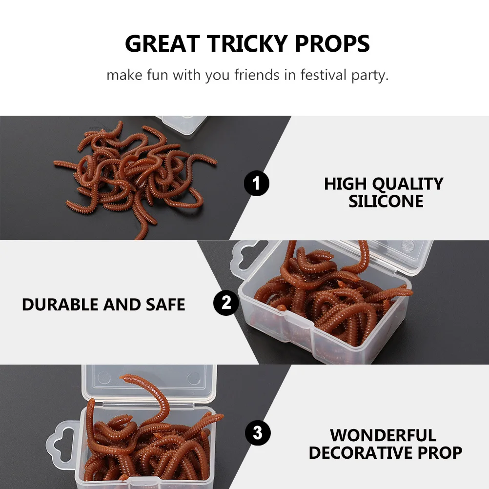 Halloween-simulatie 2-dozen kunstaas Levendig levensecht rekwisiet voor feesten Vissen Decoraties Simulatie