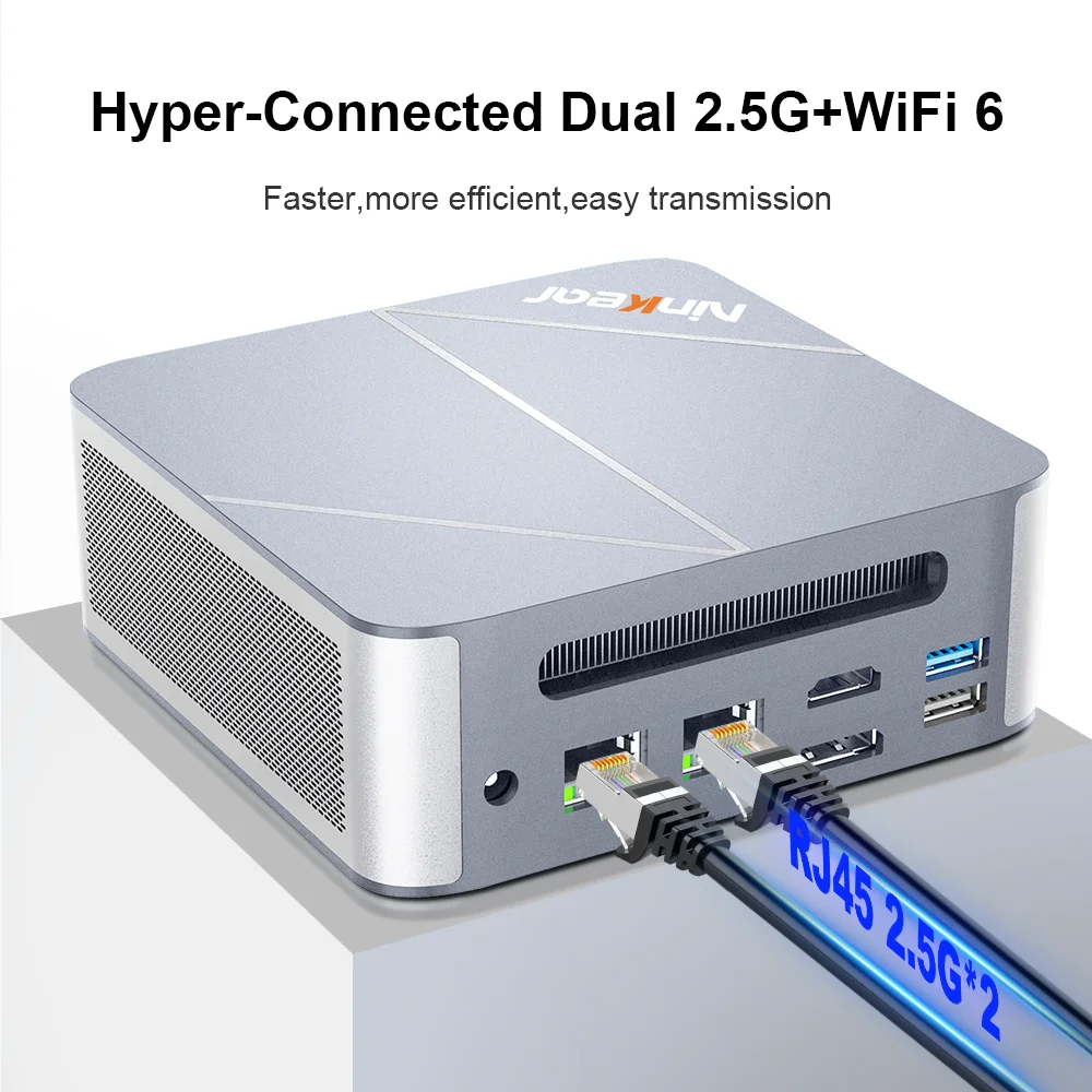 Ninkear M8 MINI PC AMD Ryzen™ 7 8745HS Mini Computers 16GB DDR5
