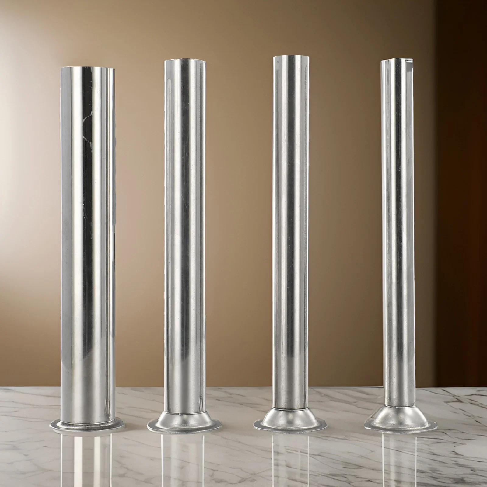 Kitchen Accessories Casings Stainless Steel Sausage Stuffer Filling Tubes Funnels Apply It To Fill Meat Bags Nozzles Spare 4Pcs