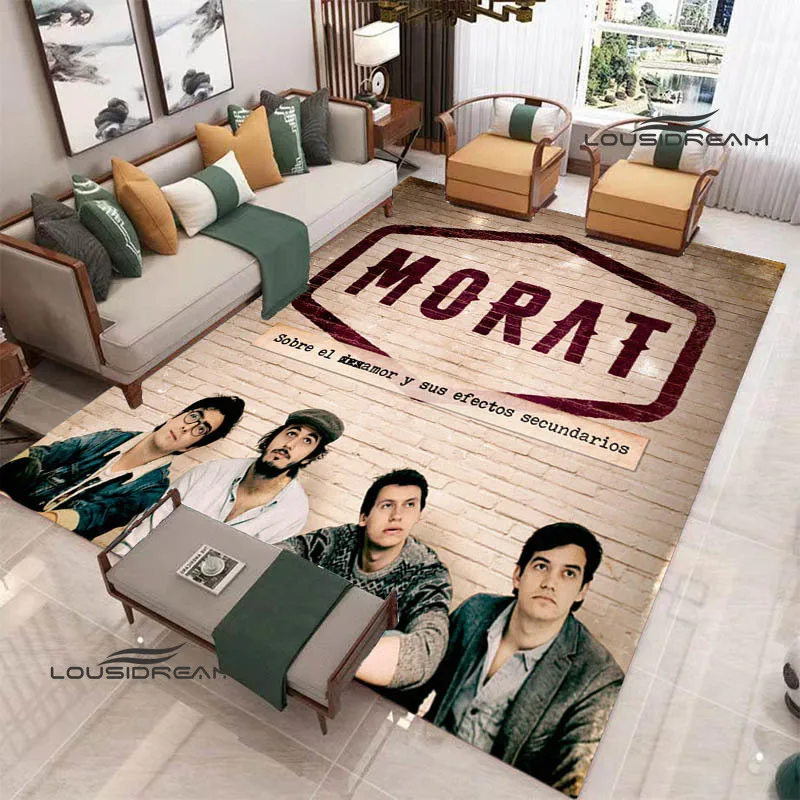 Morat Pop Band Printed carpet Non -slip carpet Yoga mat door mat photography props kitchen mat area rug birthday gift