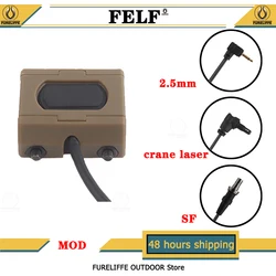 Interruptor táctico remoto de presión para mira láser, accesorio para arma, compatible con PEQ-15, DBAL-A2, rieles de DBAL-D2 y M-LOK