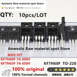 Aoweziic 100% New Imported Original KF7N60F KF7N60 7N60 KF7N65F KF7N65 7N65 TO-220F MOS FET 7A 600V 650V