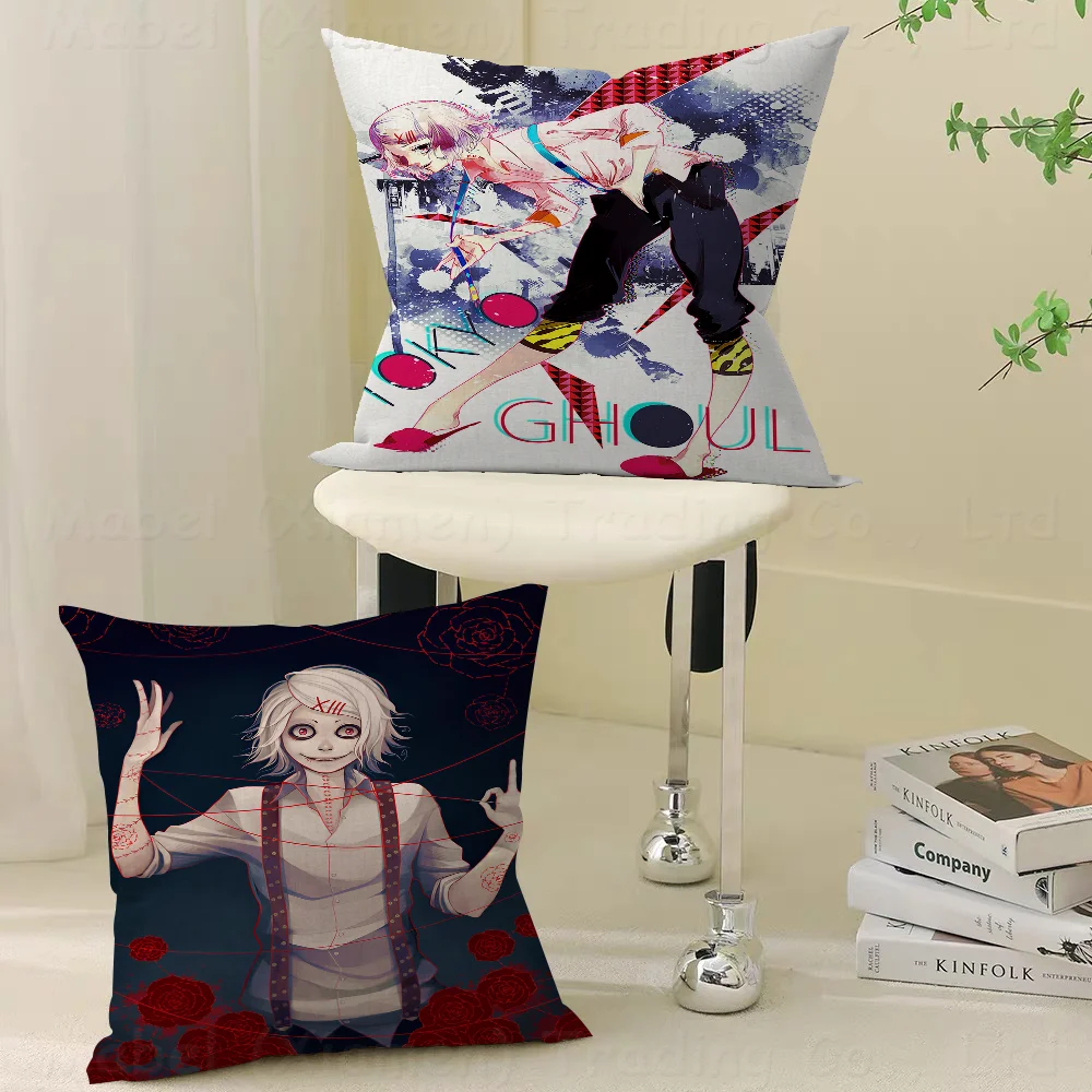 Tokyo Ghoul Suzuya JuuzouCushion Cover Inches Farmhouse Decor Home Throw Pillow Covers For Couch Decorations