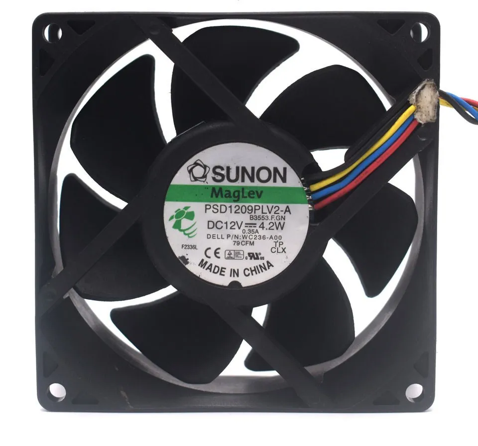 

PSD1209PLV2-A 9cm 90mm 12V 4.2W 9232 Hydraulic bearing server cooling fan High- quality 92*92*32mm for SUNON