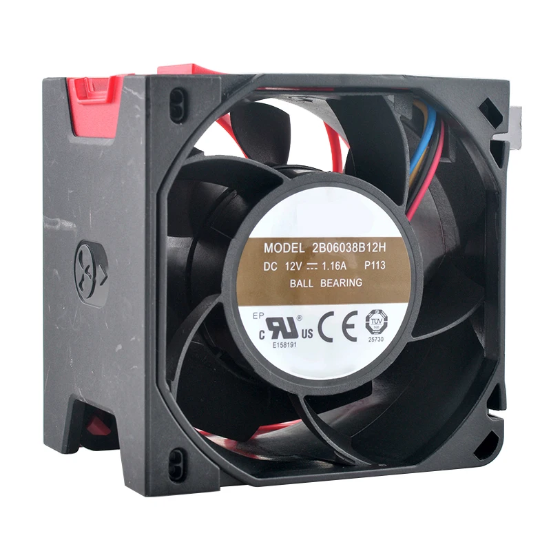 60mm High-Speed Cooling Fan 2B06038B12H 6cm DC12V 1.16A 8000rpm Dual Ball Bearing Server Fan for Enhanced Heat Dissipation