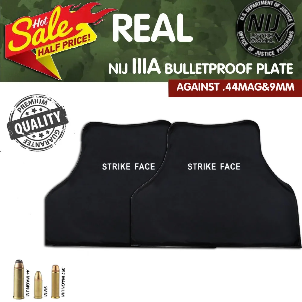 

Real NIJ IIIA 0101.06&NIJ0101.07 Soft Body Armor Level 3A Ballistic Panel BulletProof Plate Inserts Body Armor CIRAS EAGLE Style