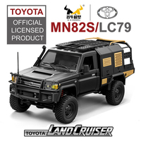 MN82S LC79 1:12 Full Scale RC Pickup Short Truck 4WD Remote Control Crawler Climbing Off-road Car Toys for Kids Christmas Gifts