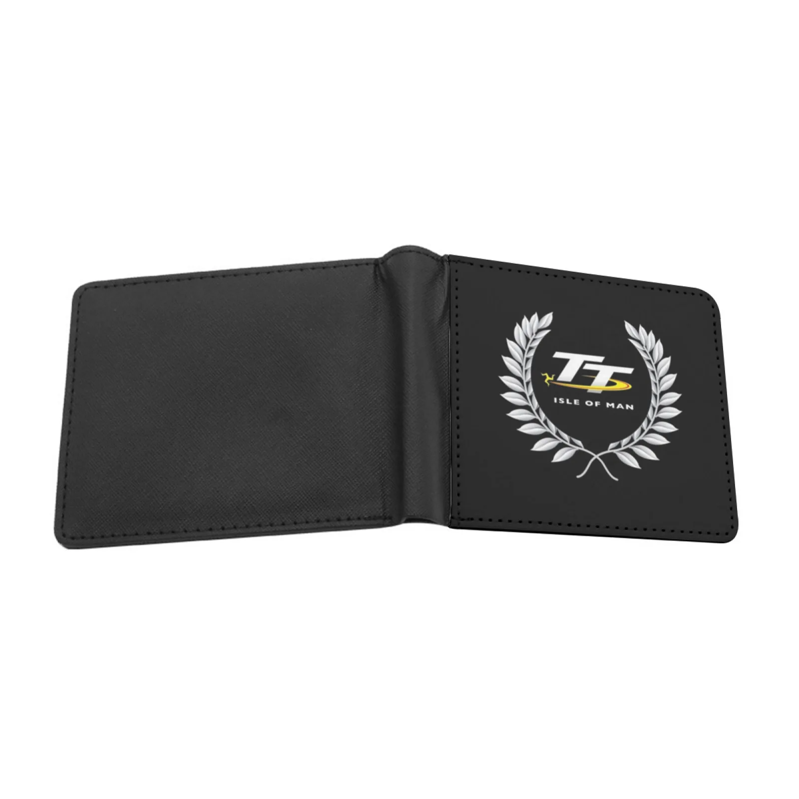 Isle Of Man Tt With Iconic Logo And Winners Laurel Short Men's Wallet Multifunction Purse Male Pu Leather Wallet Isle Of Man Tt