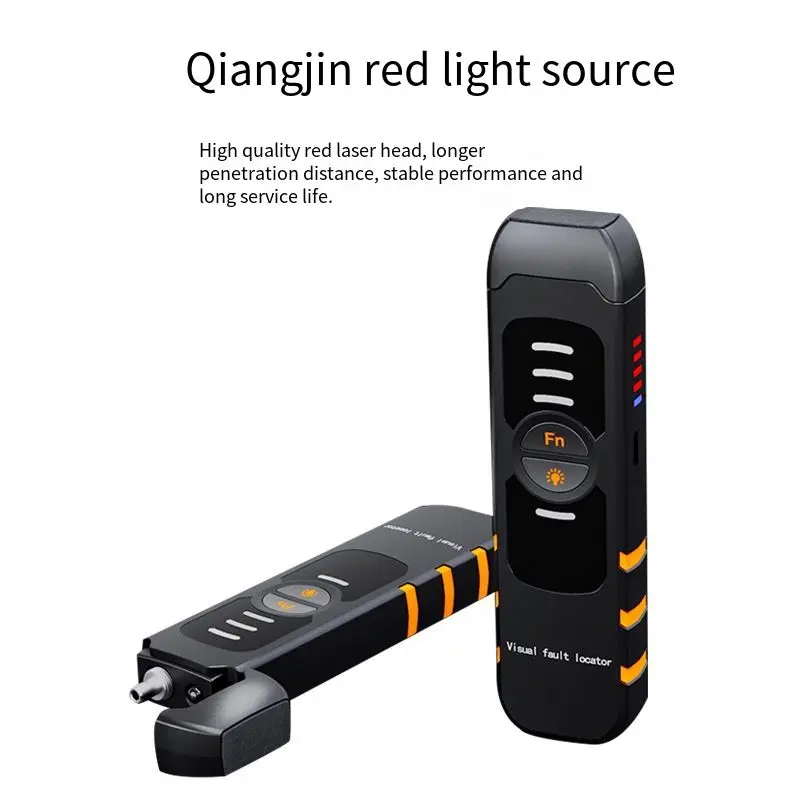 

Fiber Optic Tester Pen, FTTH Red Laser, Optical Red Light Pen, Visual Fault Locator, USB Charge, LED Lighting, VFL, B3S, 5-30MW