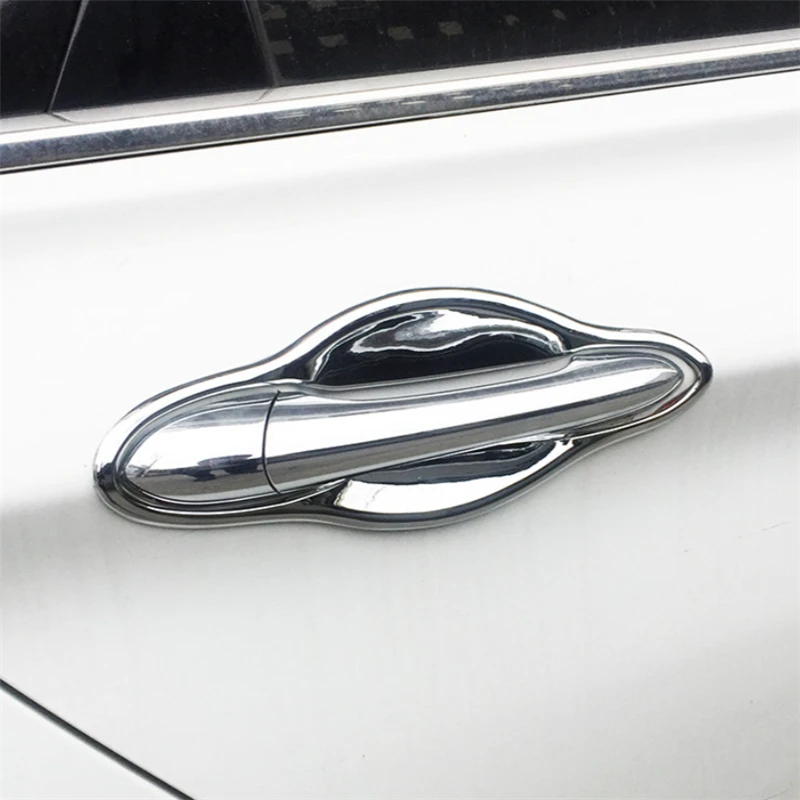 

WELKINRY For Hyundai i45 & Sonata YF 6th Generation 2010-2014 ABS Chrome Car Body Door Cup Bowl Handle Doorknob Cap Cover Trim