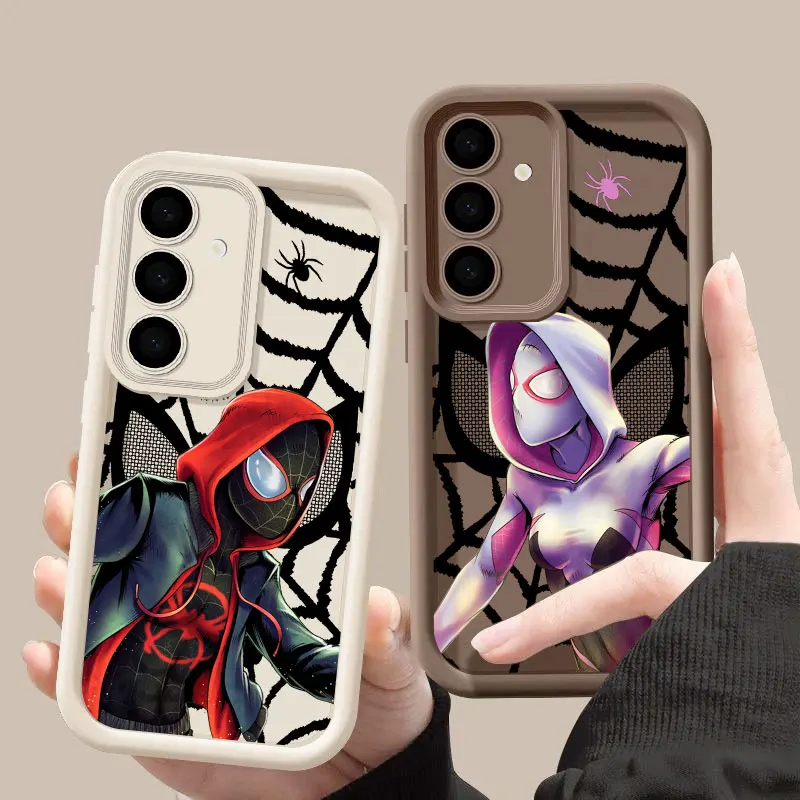 Spider-Man Miles Morales Spider Gwen Marvel S26Ultra Case For Samsung Galaxy S26 S25 S24 S22 S23 Ultra S21 Plus S20 S25 FE Cover