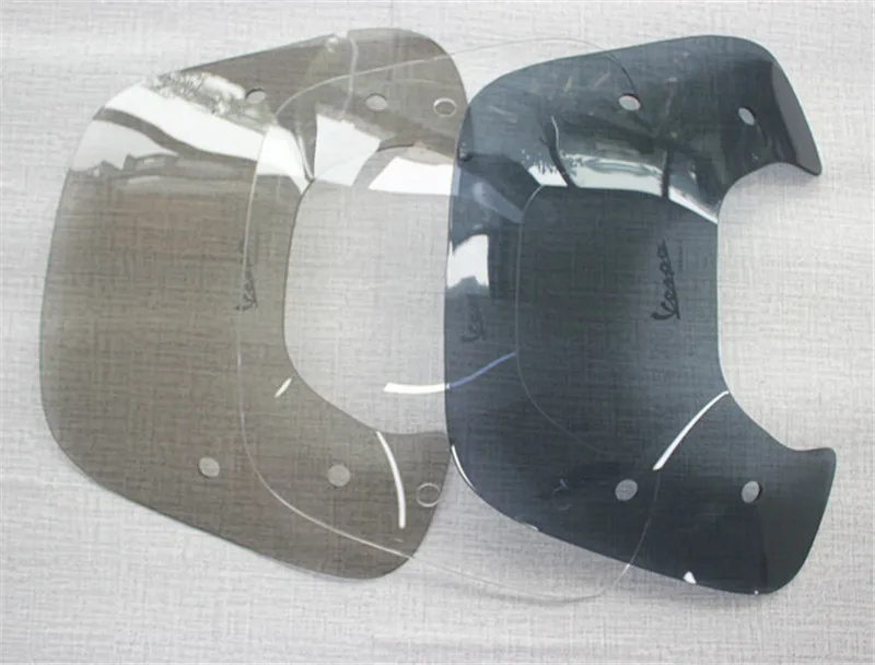 New Motorcycle Scooter Smoke Black Clear Windshield Wind Deflector For Vespa Sprint150 Sprint 150 Flyscreen