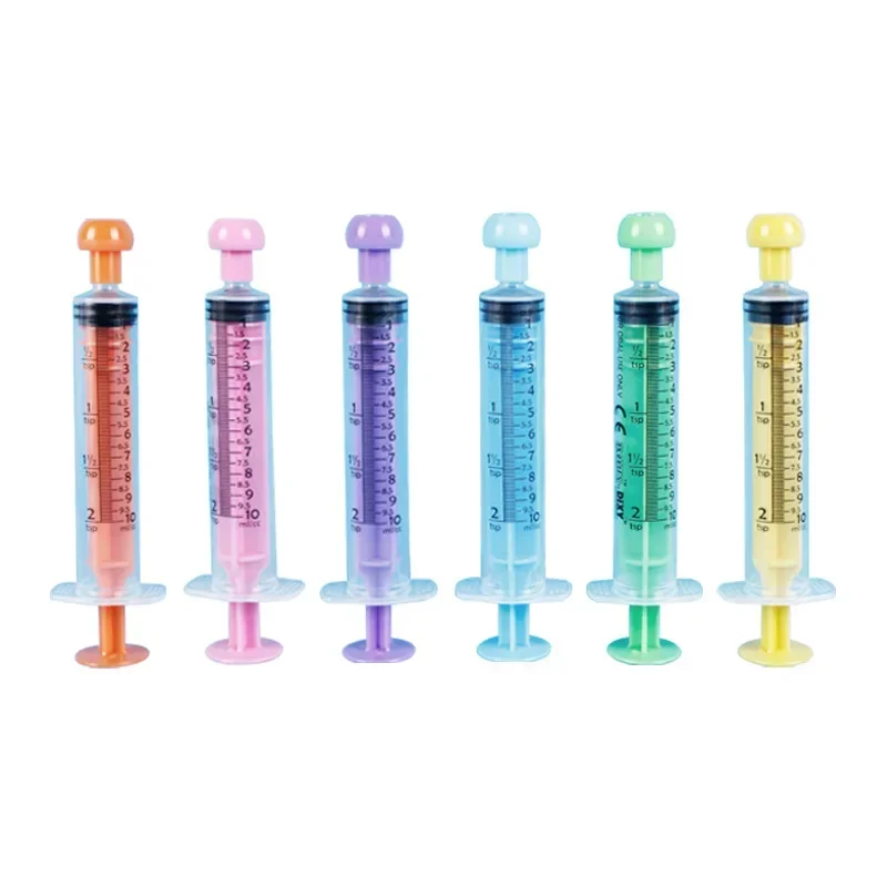 Color Feeder Wholesale Disposable Veterinary Syringe Feeder 5ml 10ML Small Plastic Syringe Dog Accessories Feeder Pet Products