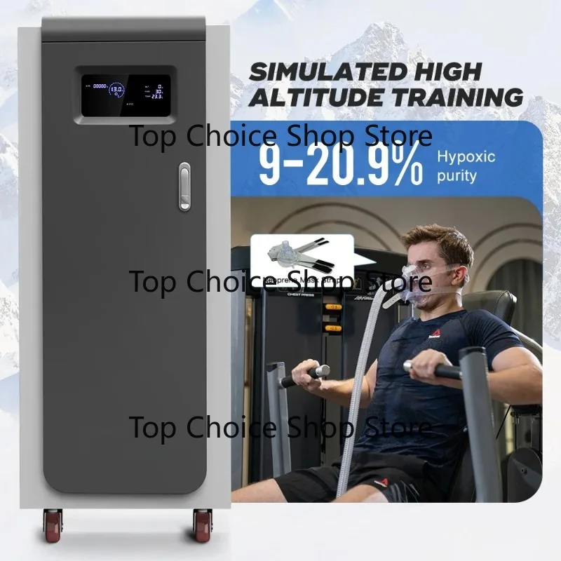 Fitness Equipment Altitude Generator with Breathing Mask Tube Connector Buffer Expansion Bag