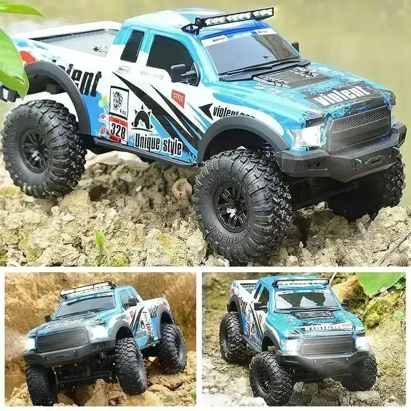 Hr1001 Zp1005-1010 1:10 Rc Car Off-Road Climbing Car New Hb Four-Wheel Drive Full Scale 2.4g Remote Control Car Cartoon Toy Gift