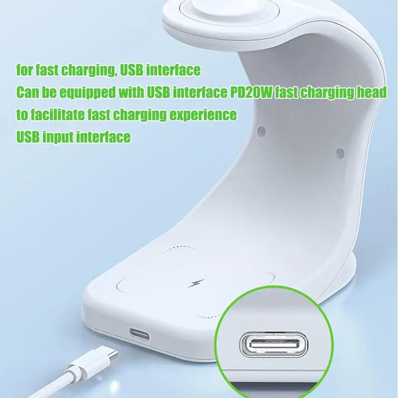 Magnetic Charger For Phone Magnetic Travel Charger Stand Nightstand Watch Charger Fast Magnetic Charger Stand Watch Charger