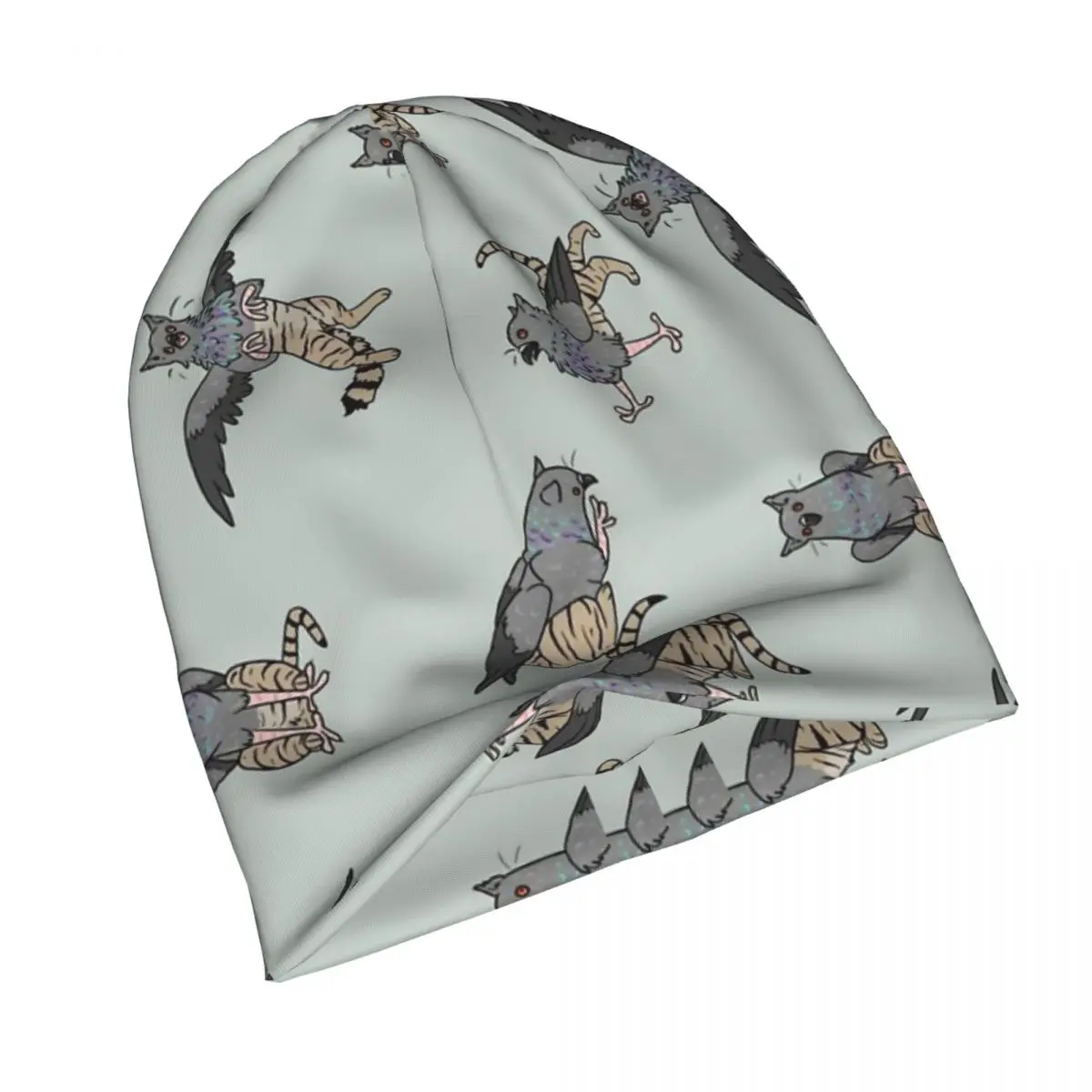 Pigeon Cat Bonnet Homme Autumn Spring Thin Hat Skullies Beanies Caps For Men Women Novelty Fabric Hats