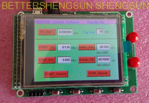 

Free shipping ADF4350 ADF4351 Module TFT color touch screen STM32 sweep frequency signal source