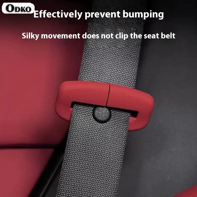 For Chevrolet MalibuXL Seeker Trax Monza Tracker Interior Accessries 2/4 Piece Car Seat Belt Silicone Protective Cover Trim