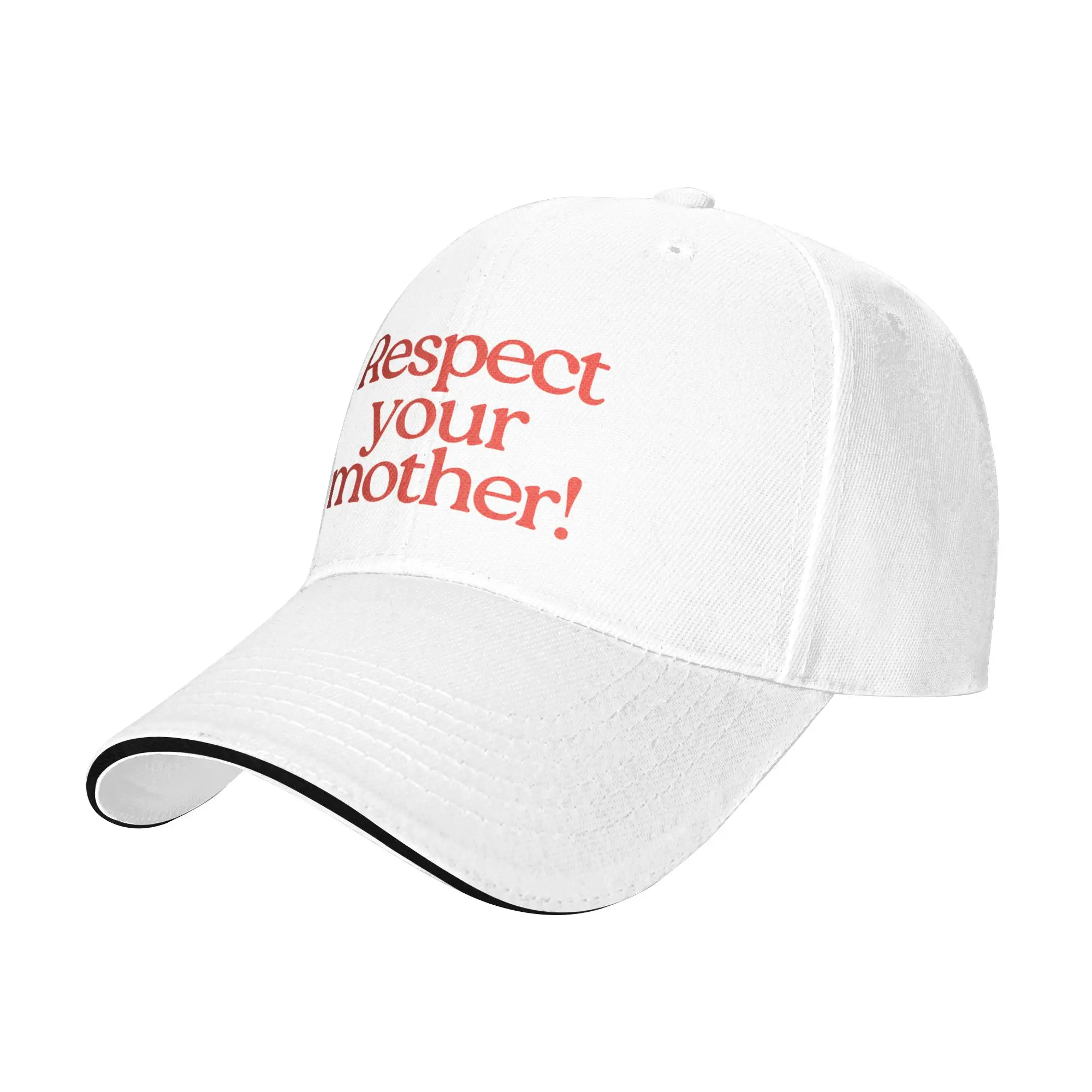 Respect Your Mother Earth Day Sandwich Caps Men Women Vintage Baseball Caps Awareness Plan Washable Sun Cap All season Hat Adult