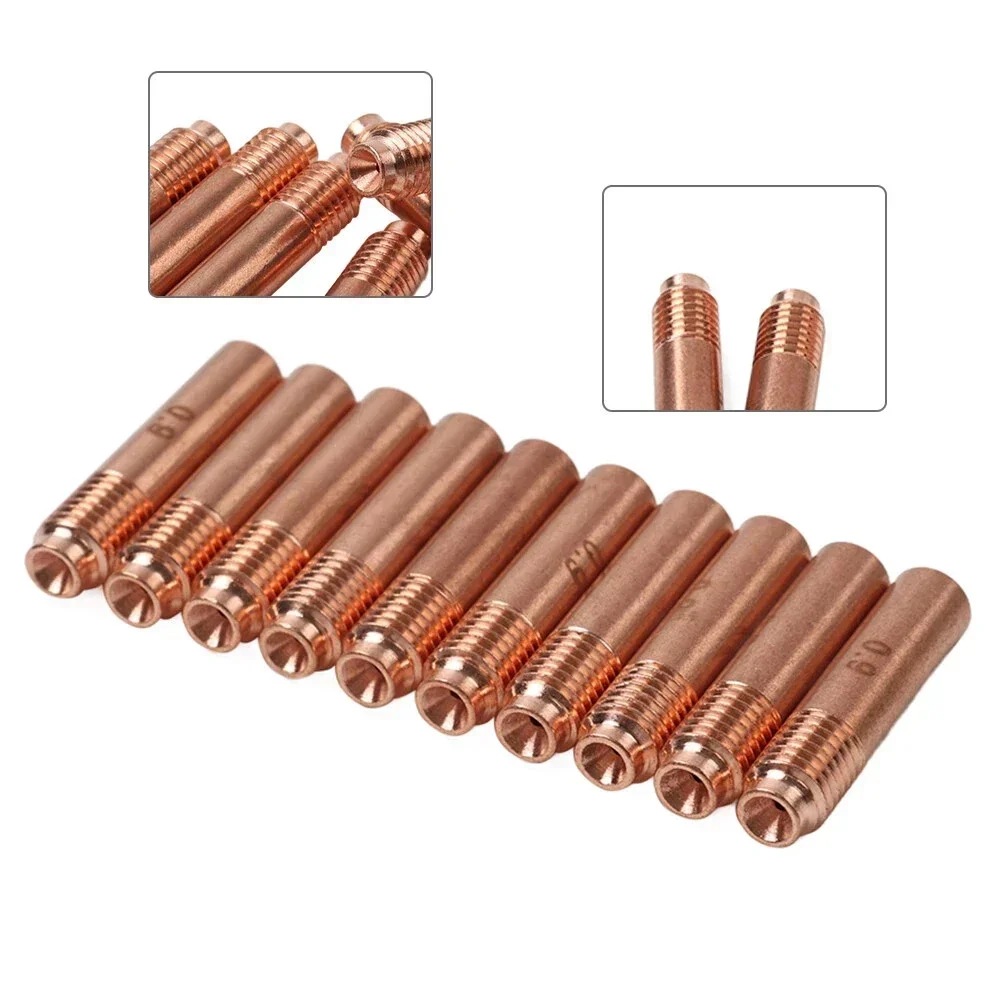 

10 шт. 000068 0,035-дюймовые контактные насадки для Miller M10 M15 M25 M40 M100 для сварочных горелок Hobart H9 H10 MIG 000-068 Контактный наконечник