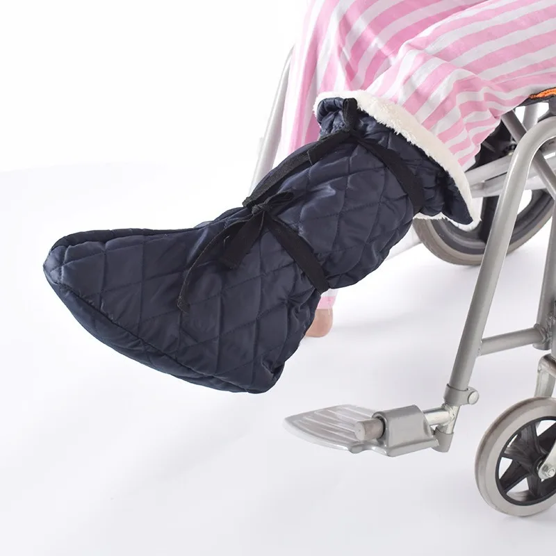 Leg Cast Cover Warm Leg Cast Sleeve Washable Soft Elastic Leg Foot Cast Sock Protector with Adjustable Strap Leg Sleeve