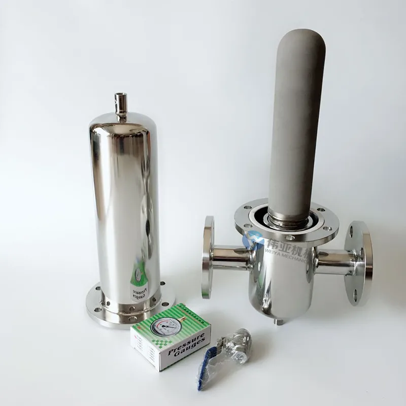 

Finished stainless steel steam filter Titanium rod filter Compressed air sterilization filter 0.22