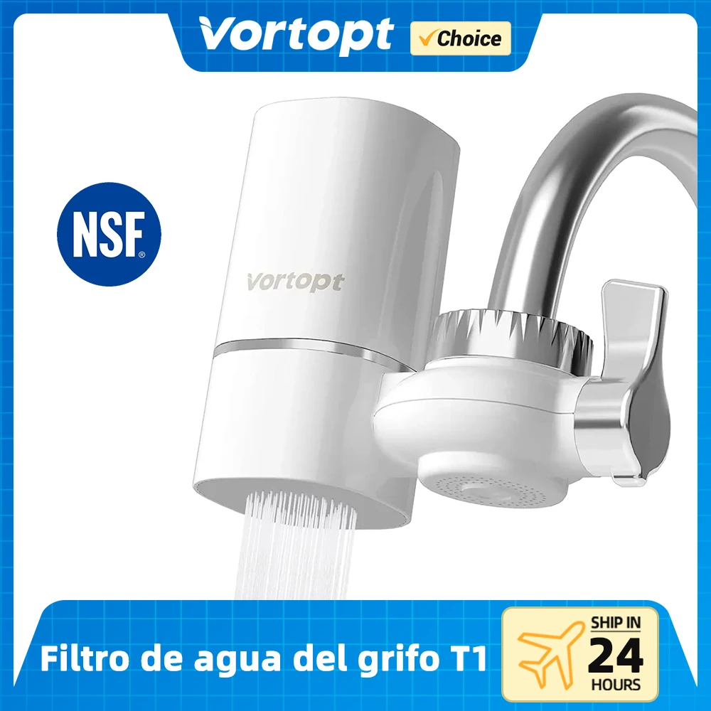 Vortopt-purificador de Filtro de agua para grifo, sistema de filtración de bebidas para cocina y hogar, 400 galones, montaje CEC, 0,5 GPM, 5 etapas Filtro Agua Filtro Agua Para Grifo Grifos De Cocina