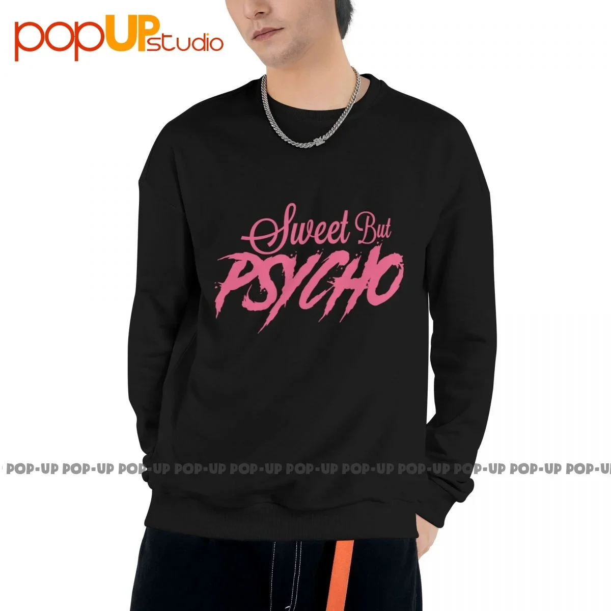 Sweet But Psycho - Inspired Ava Max Sweatshirt Pullover Shirts Pop Casual Splicing Streetwear