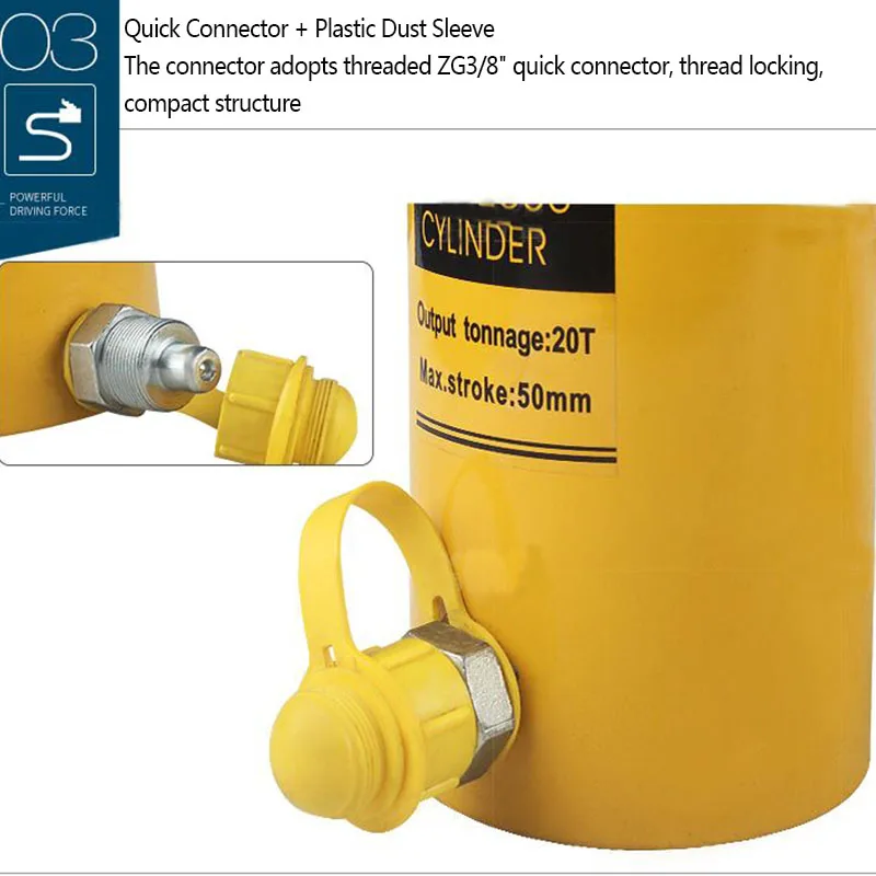 Multifunctional Jack Manual Hydraulic Jack Hollow Hydraulic Jack Lifting Maintenance Separate Hydraulic Jack RCH-2050 CH