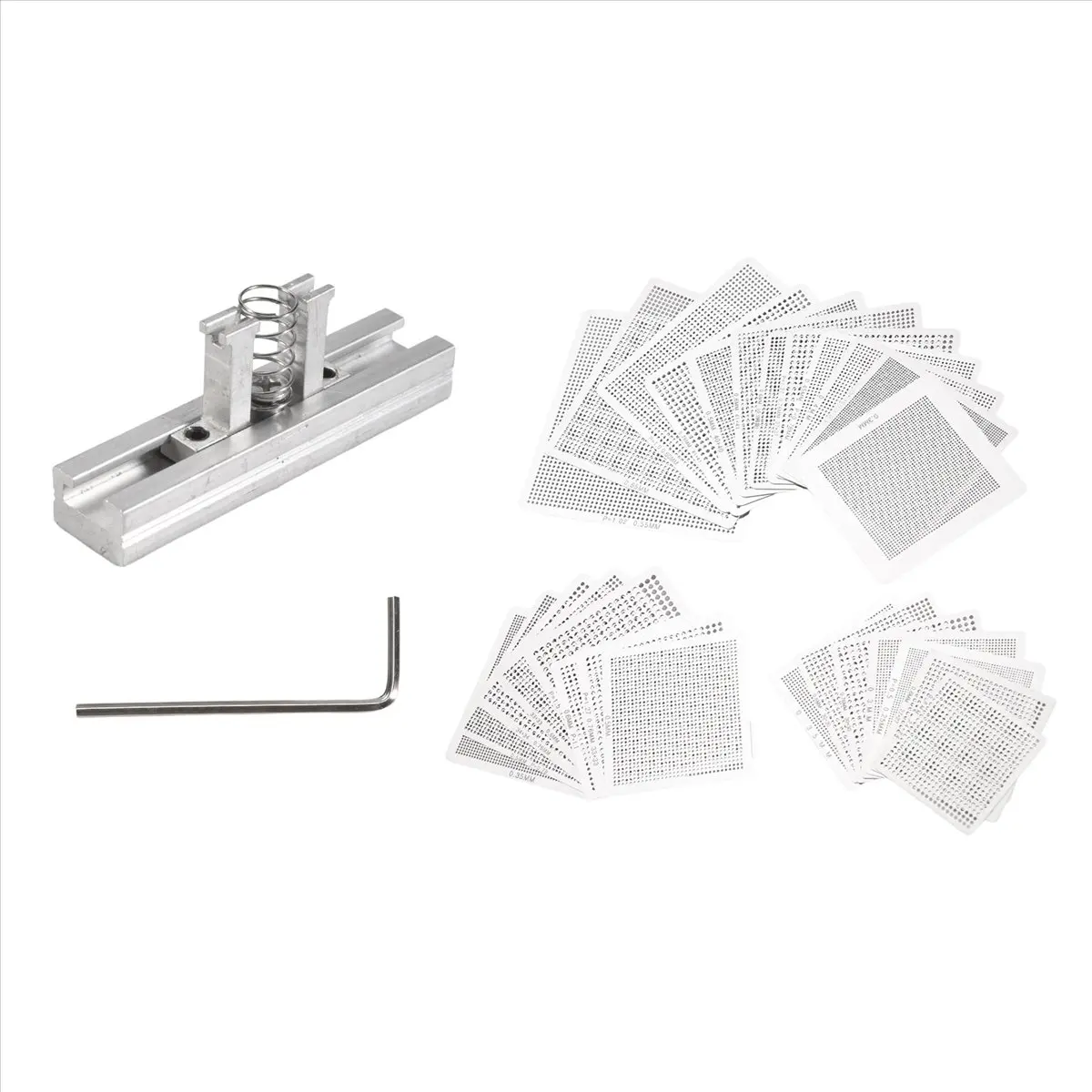 【2026 TOP Global】Universal Direct Heating Bga Stencils Templates + Fixture Tin Solder Ball Soldering Tools For Laptop Chip