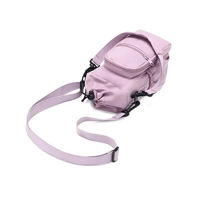 Portable Water Bottle Bag with Adjustable Strap Thermal Mugs Insulated Protective Cover Phone Pocket Outdoor Sports Travel Bag image 4