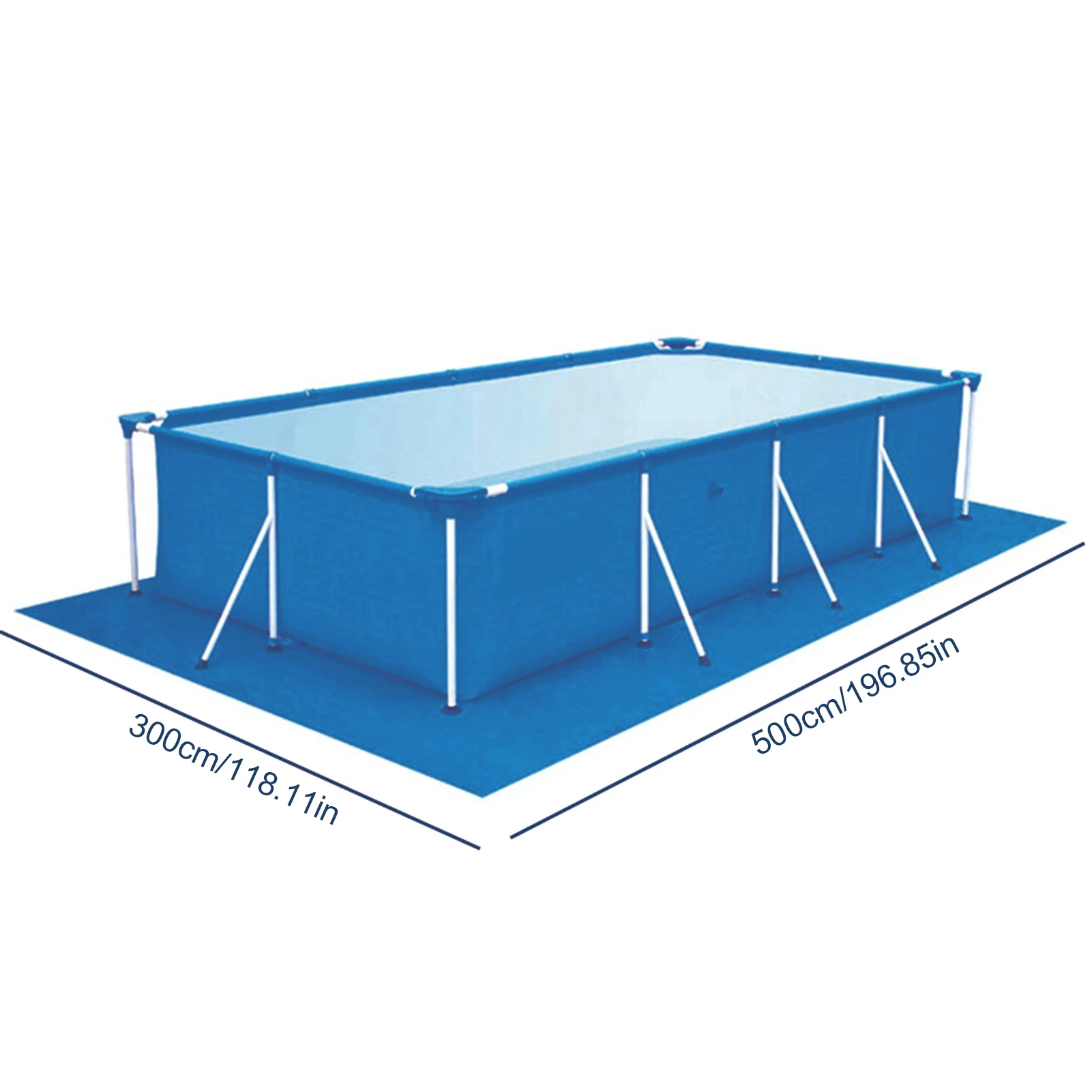 Multi-Size Pool Ground Mat Cover Large Size Swimming Pool Ground Cloth Rectangular Floor Protect Pool And Reduce Wear