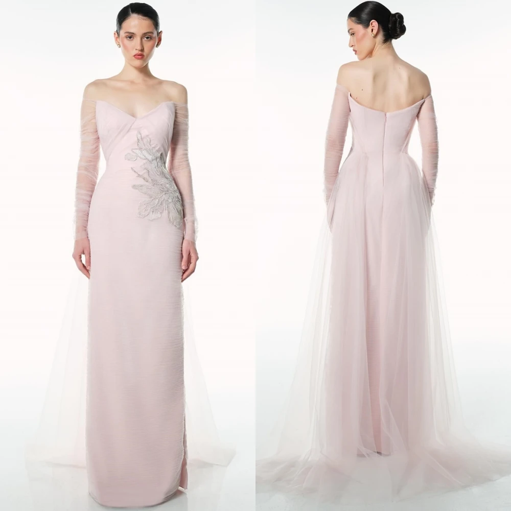 

Customized High Quality Jersey Evening Dress Classic Appliques Cocktail Dress Modern Sweetheart Special Occasion Gowns