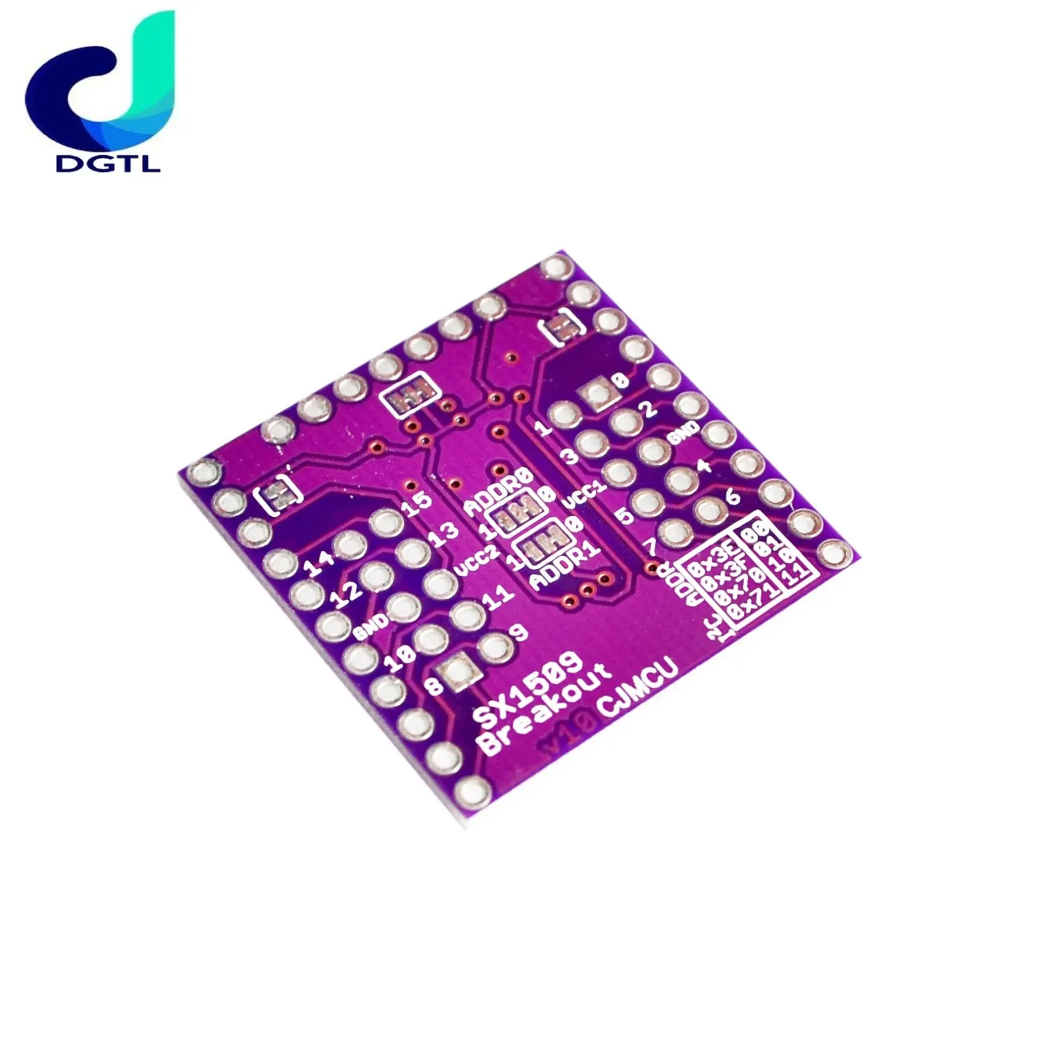 CJMCU - SX1509 16 Canal I/O Módulo de Saída e Teclado, GPIO Nível de Tensão, LED Driver