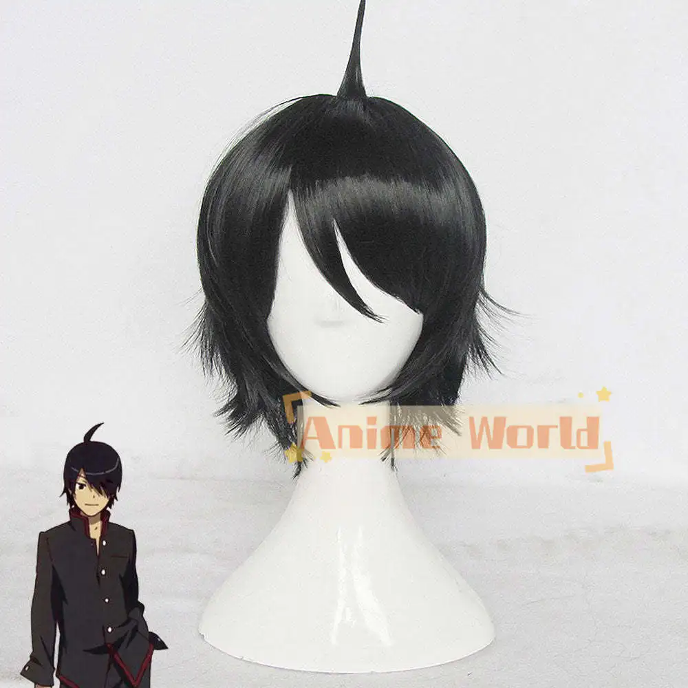 

Bakemonogatari Nisemonogatari Koyomi Araragi Black Cosplay Wig