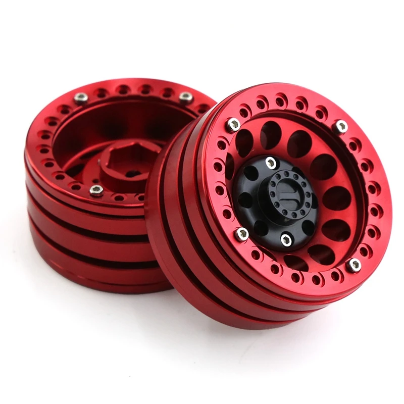 4 Pcs RC Crawler Car Wheel Rims Fit For 1/10 RC Crawler TRX4 RC4WD D90 Axial SCX10 90028 90035 90046 90047