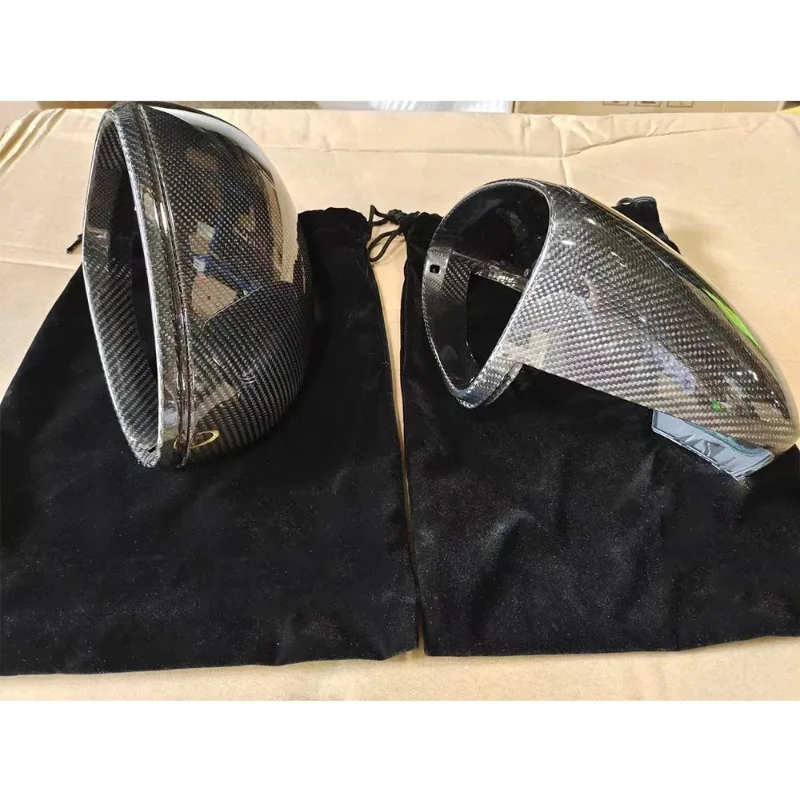 ألياف الكربون مرآة الرؤية الجانبية الخلفية المصنعين غطاء مرآة أجزاء الجناح ل porsches باناميرا 971.1 971.2 976 2017-2025