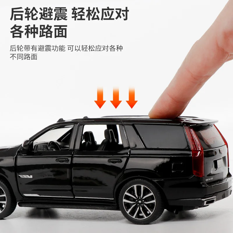 1:32 Scale Cadillac Escalade Diecast Alloy Pull Back Car Collectable Toy Gifts for Children