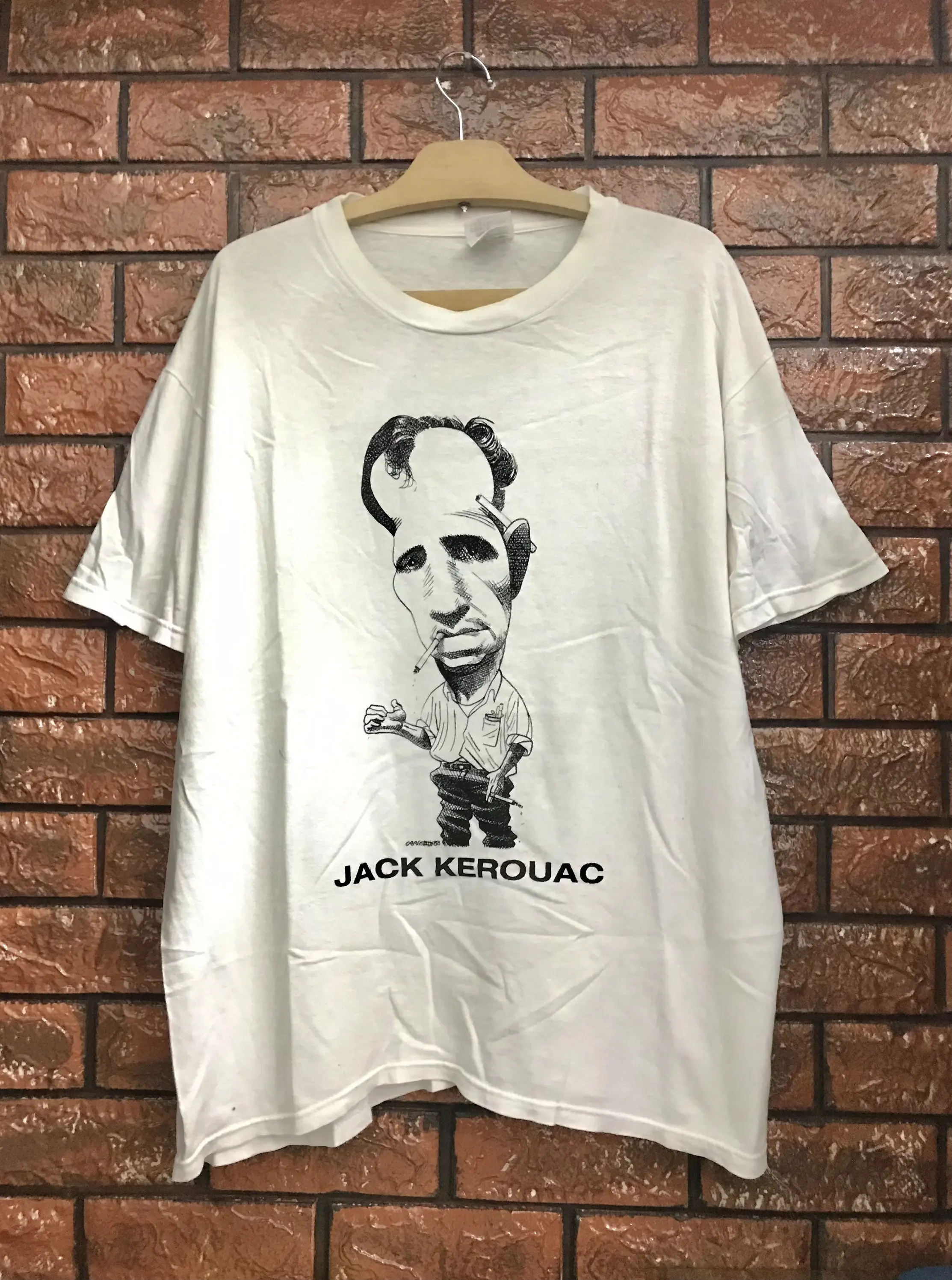 Vintage 90s Jack Kerouac American Legendary Novelist Poet Art